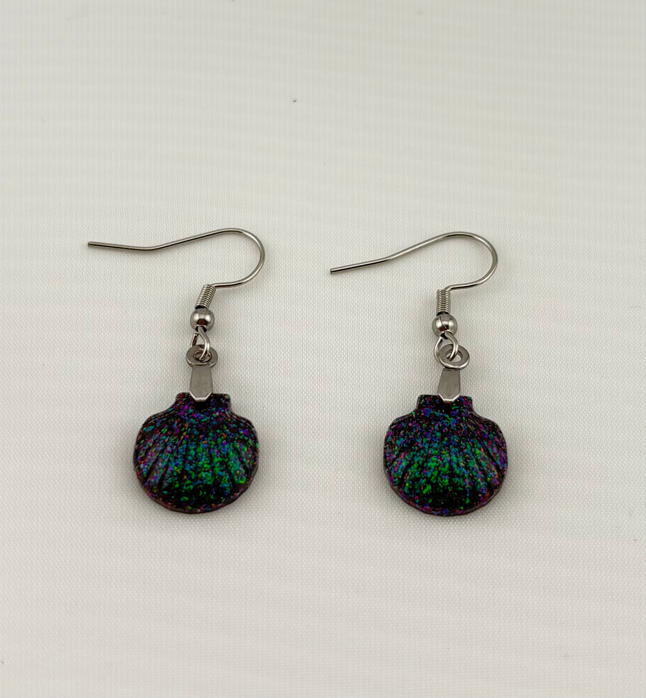 Seaside Scallop Shell Earrings
