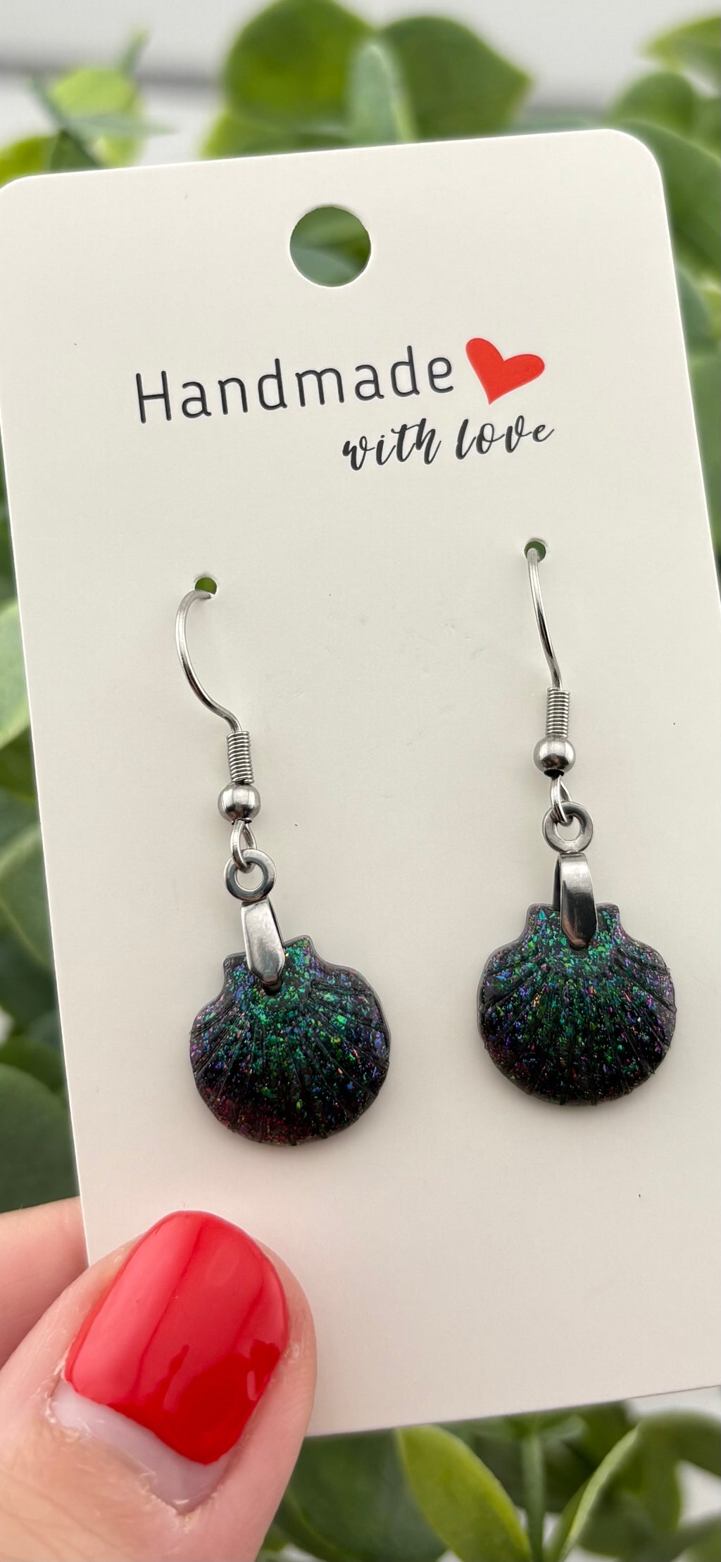 Seaside Scallop Shell Earrings