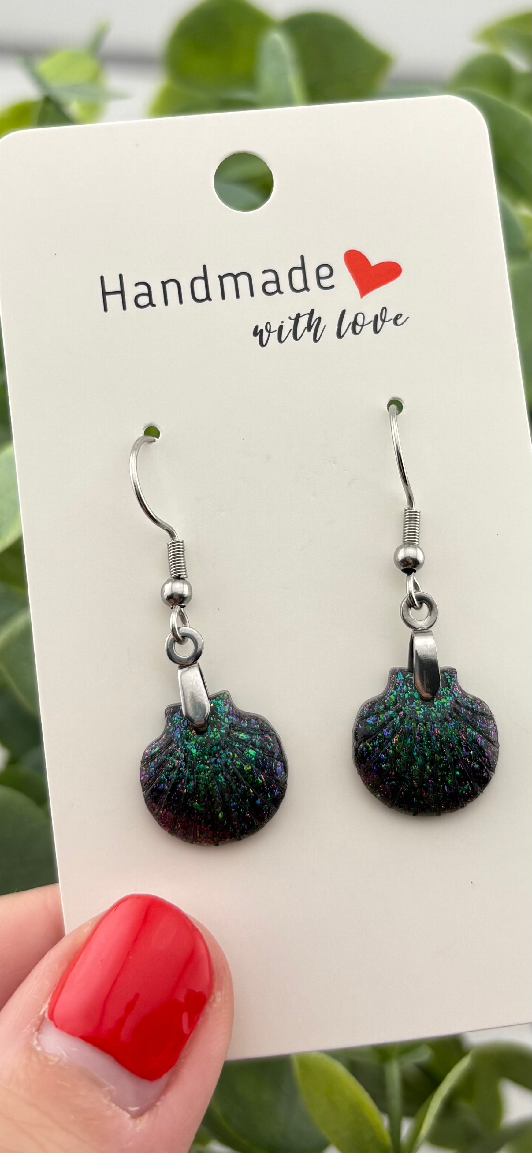 Seaside Scallop Shell Earrings