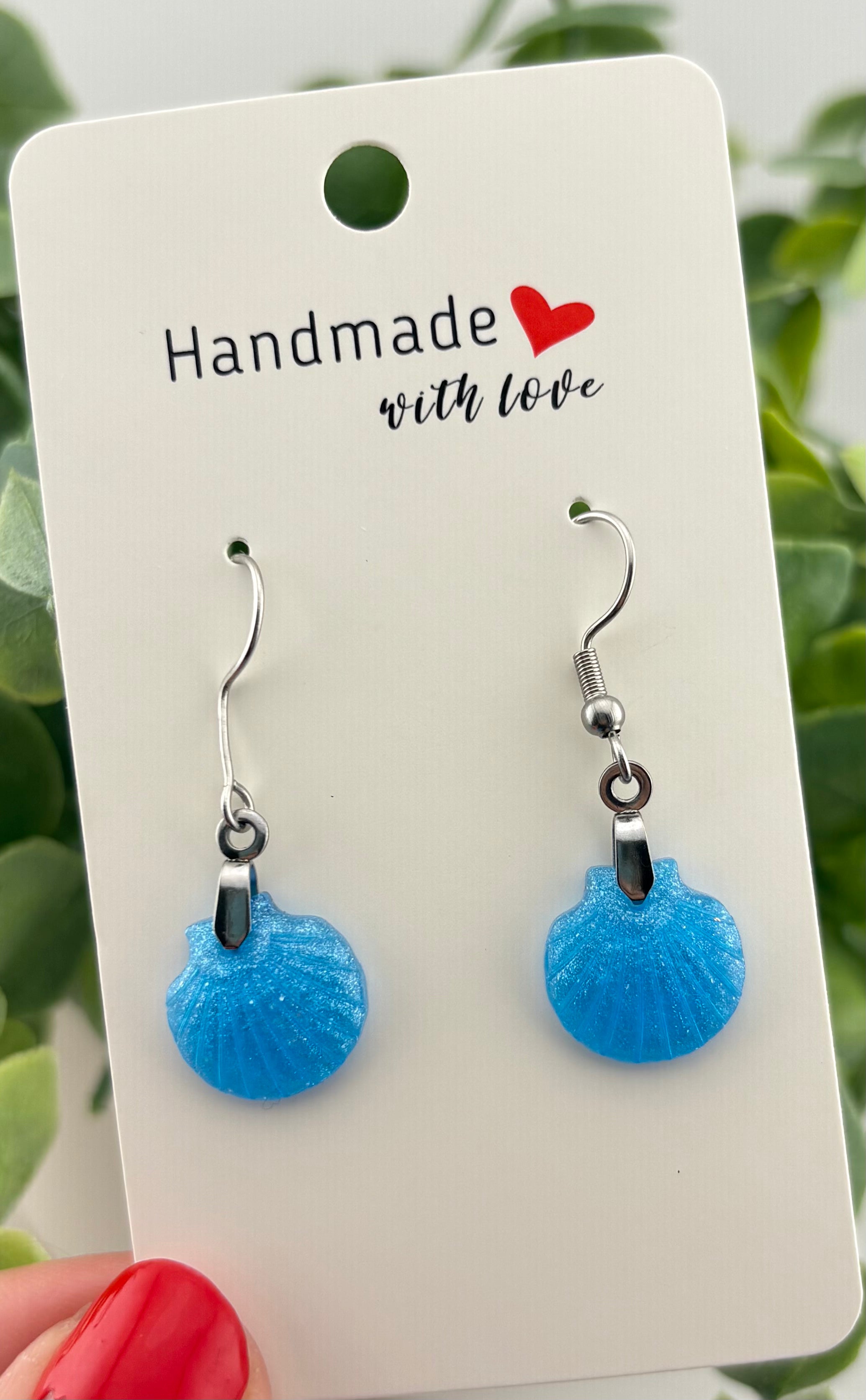 Seaside Scallop Shell Earrings
