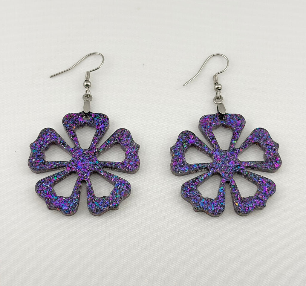 Mystic Bloom Flower Earrings