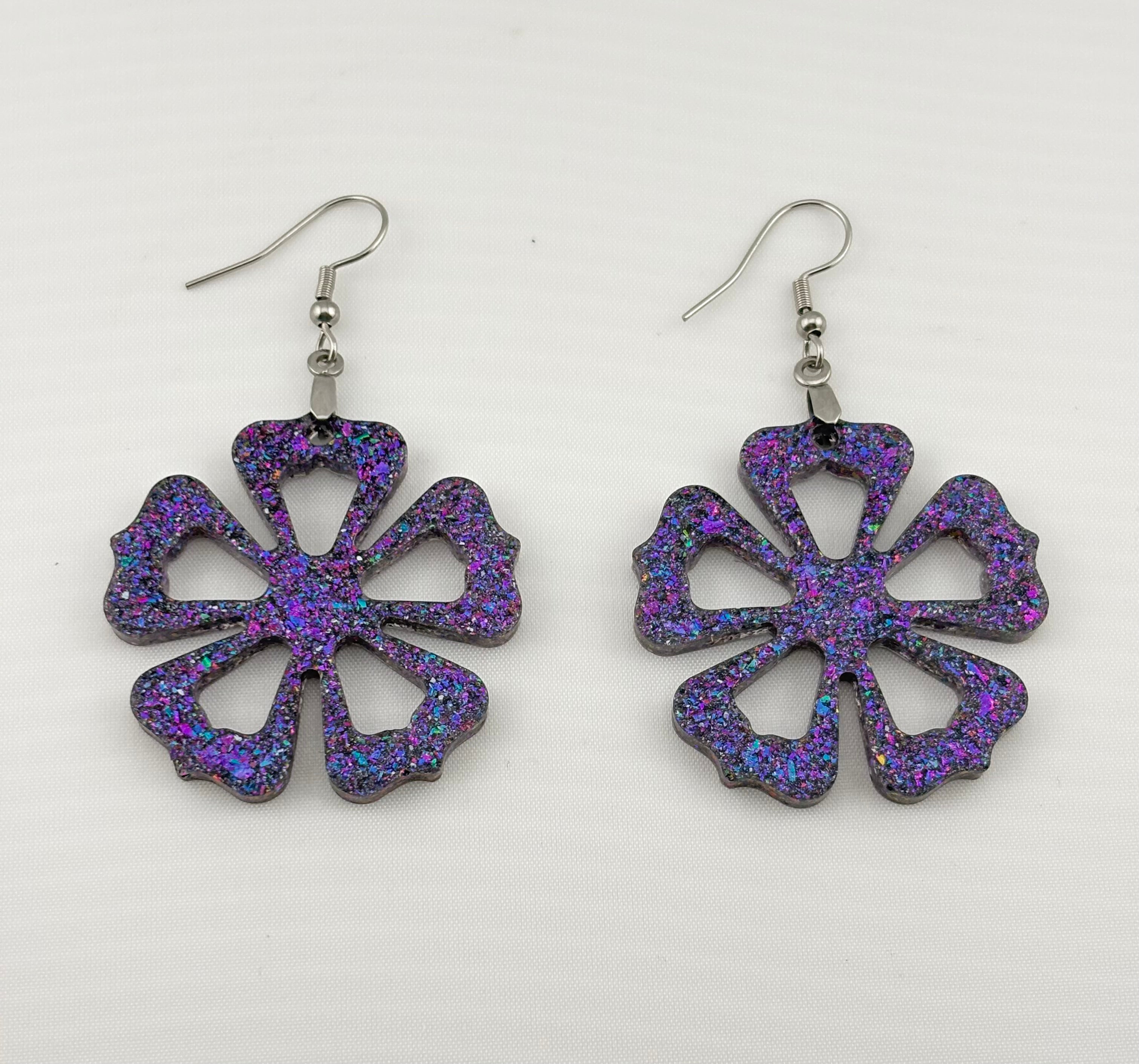 Mystic Bloom Flower Earrings