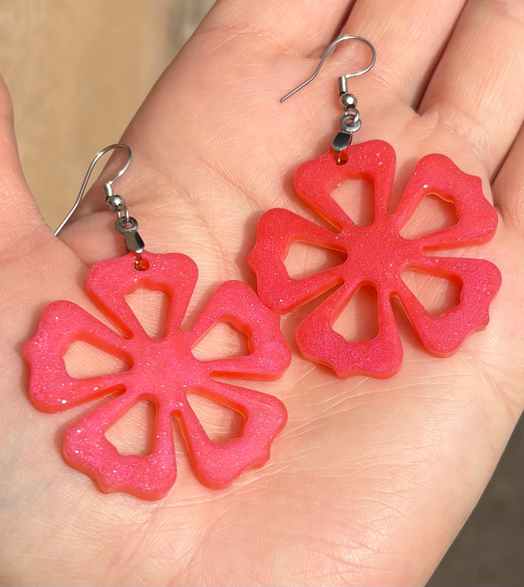 Mystic Bloom Flower Earrings