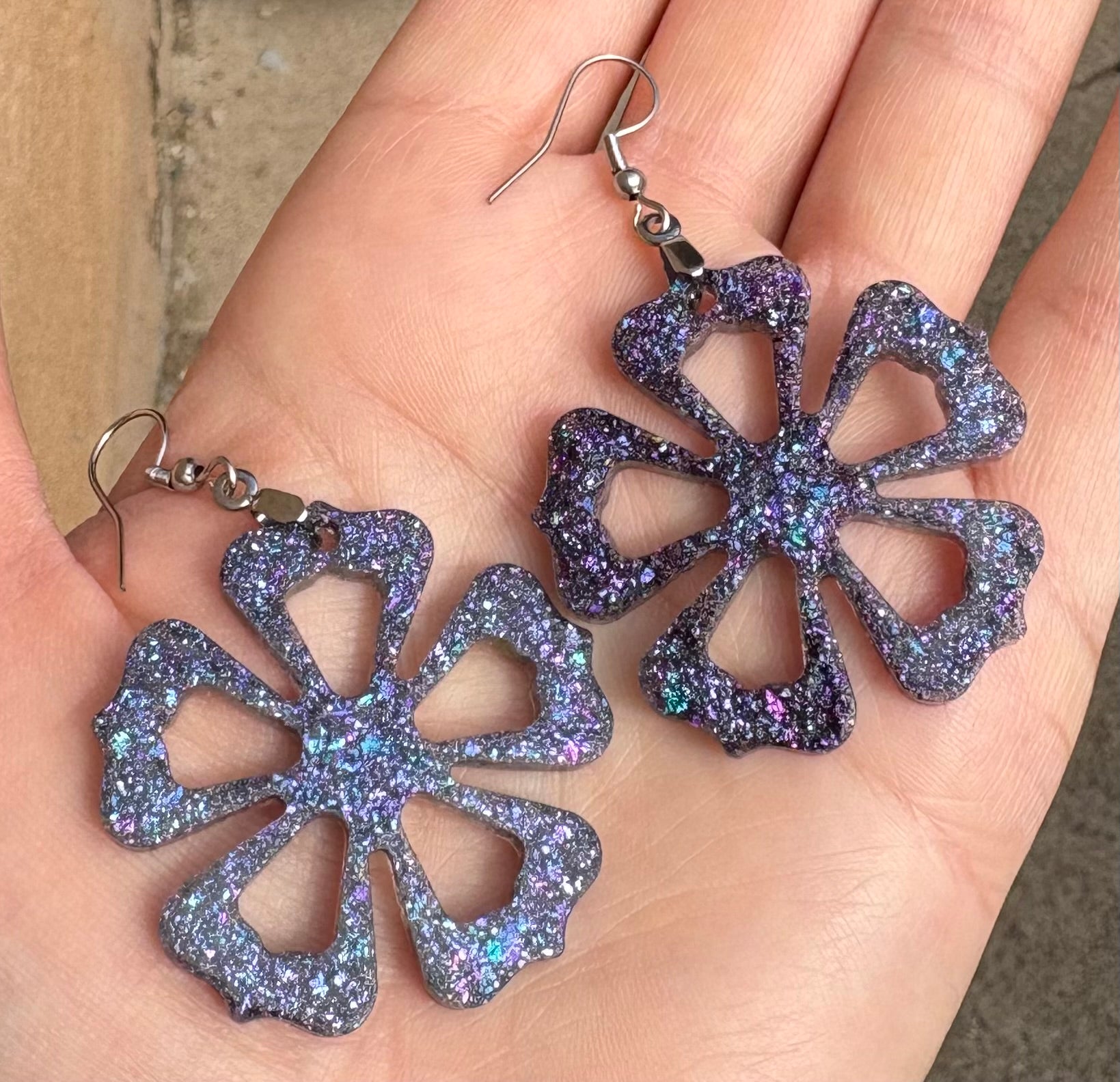 Mystic Bloom Flower Earrings